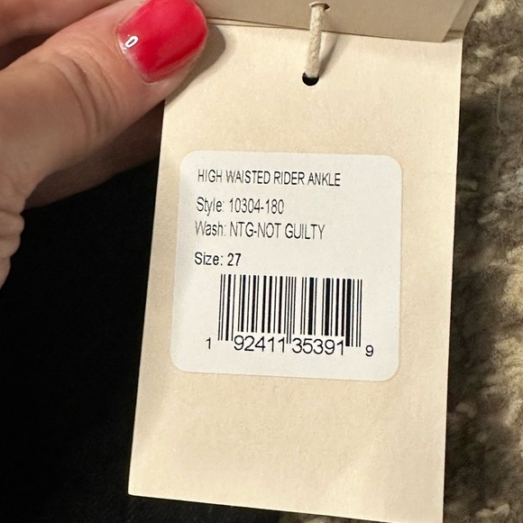 MOTHER Women's High Waisted Rider Ankle Jeans 27 - Picture 9 of 9